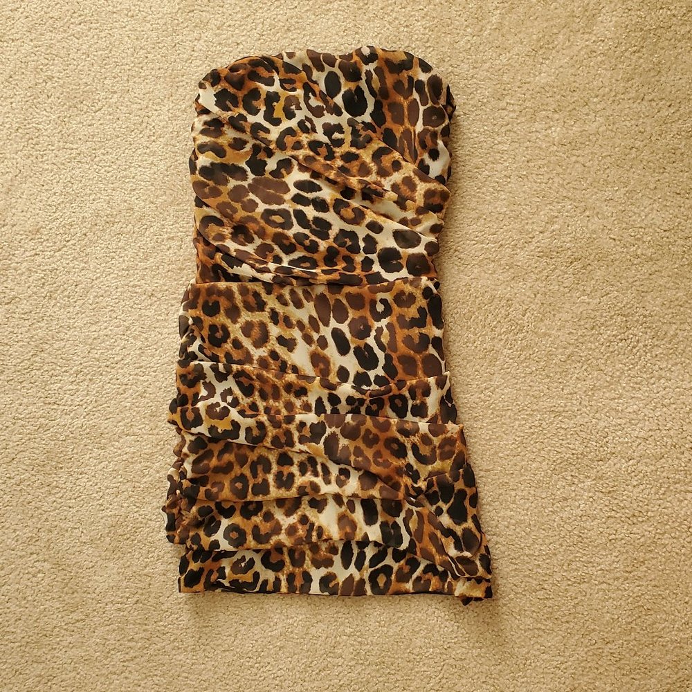 Express strapless dress